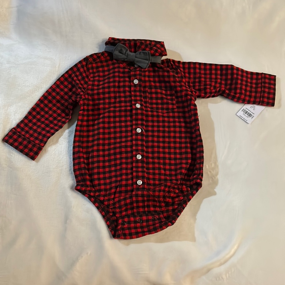 Carter’s plaid onesie
